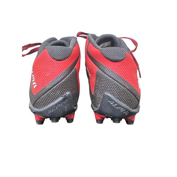 Nike 12.5 Men Red Black Alpha Pro 2 TD Bred Cleat Football Sport Field Grass - Picture 12 of 15